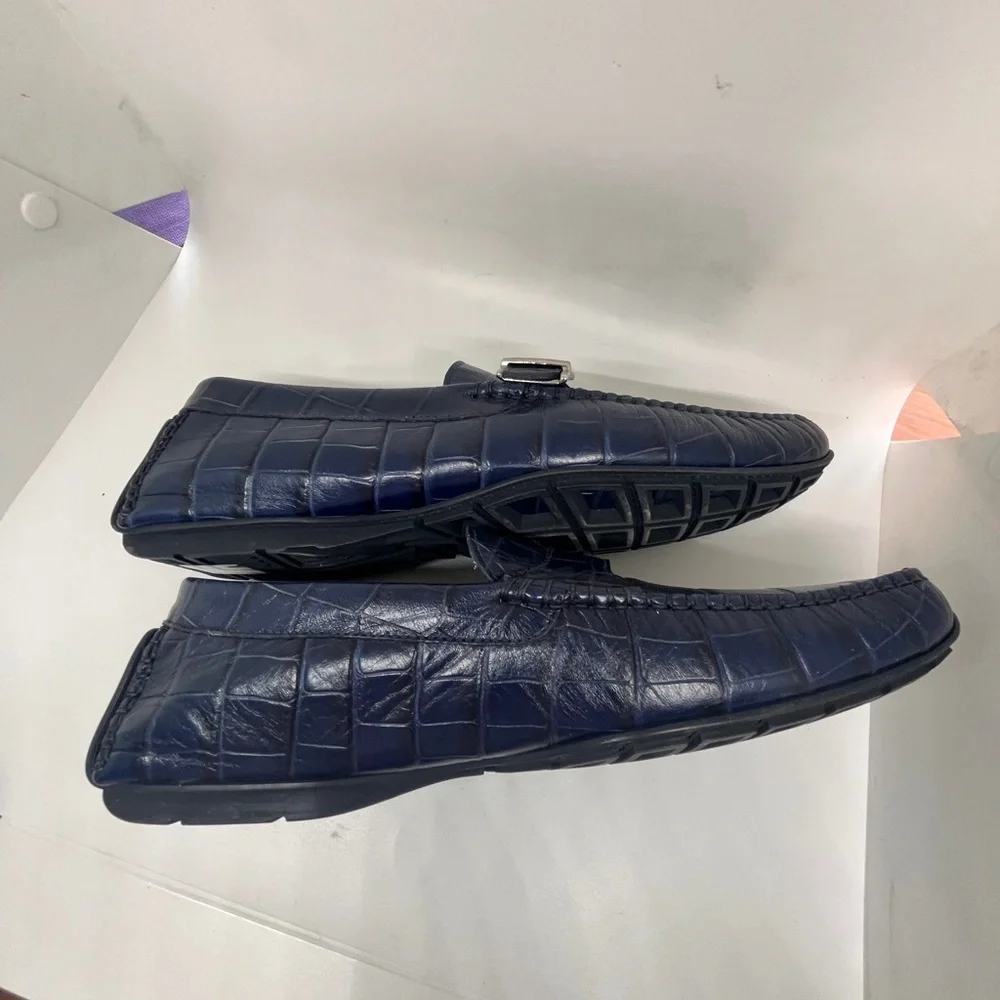 Aldo Brue Men's Navy Loafers size 40